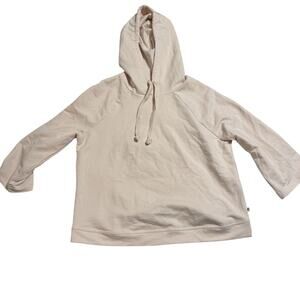 Pact Hoodie Womens Size - Small - Half 3/4 Sleeve Hooded Pullover Light Pink BUB